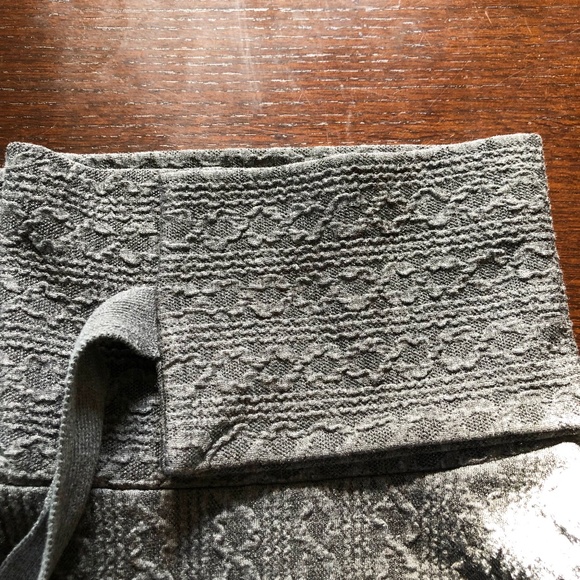 EUC Unique Turtle Neck Wrap Grey Tunic Sweater Size S - Picture 8 of 16